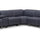 Hudson 6-Piece Sectional Leather w/3 Power Recliners | BH Design - Home Elegance USA