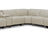 Hudson 6-Piece Sectional Leather w/3 Power Recliners | BH Design - Home Elegance USA