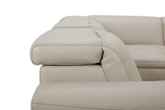 Hudson 6-Piece Sectional Leather w/3 Power Recliners | BH Design - Home Elegance USA