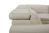 Hudson 6-Piece Sectional Leather w/3 Power Recliners | BH Design - Home Elegance USA