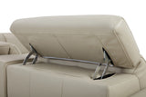 Hudson 6-Piece Sectional Leather w/3 Power Recliners | BH Design - Home Elegance USA