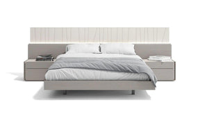 Porto King Size Bed In Grey - 17865-K | J&M