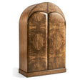 Jacques Bar Armoire in Natural Cerejeira Finish with Stone Top | Jonathan Charles