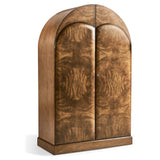 Jacques Bar Armoire in Natural Cerejeira Finish with Stone Top | Jonathan Charles