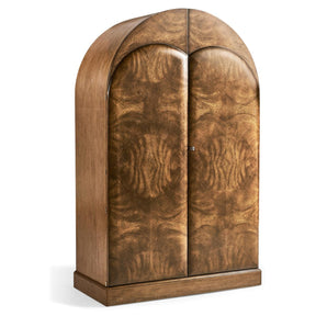 Jacques Bar Armoire in Natural Cerejeira Finish with Stone Top | Jonathan Charles