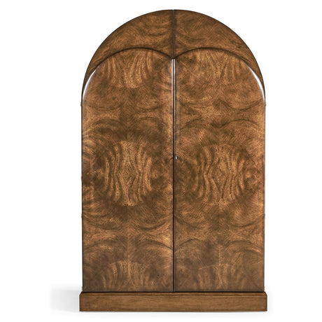 Jacques Bar Armoire in Natural Cerejeira Finish with Stone Top | Jonathan Charles