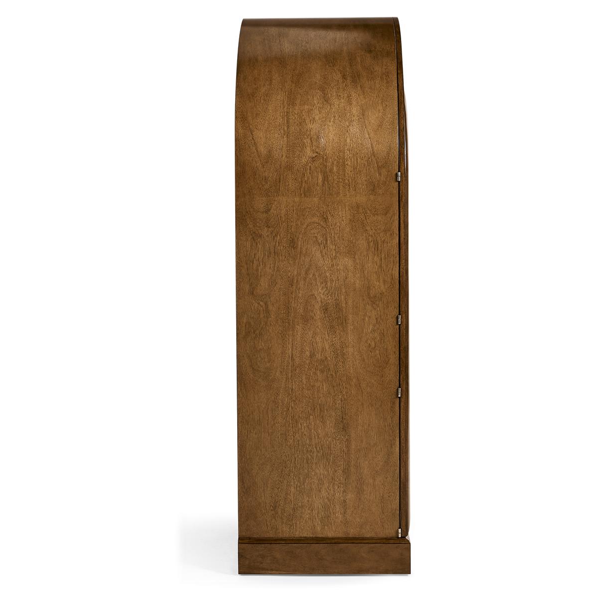 Jacques Bar Armoire in Natural Cerejeira Finish with Stone Top | Jonathan Charles