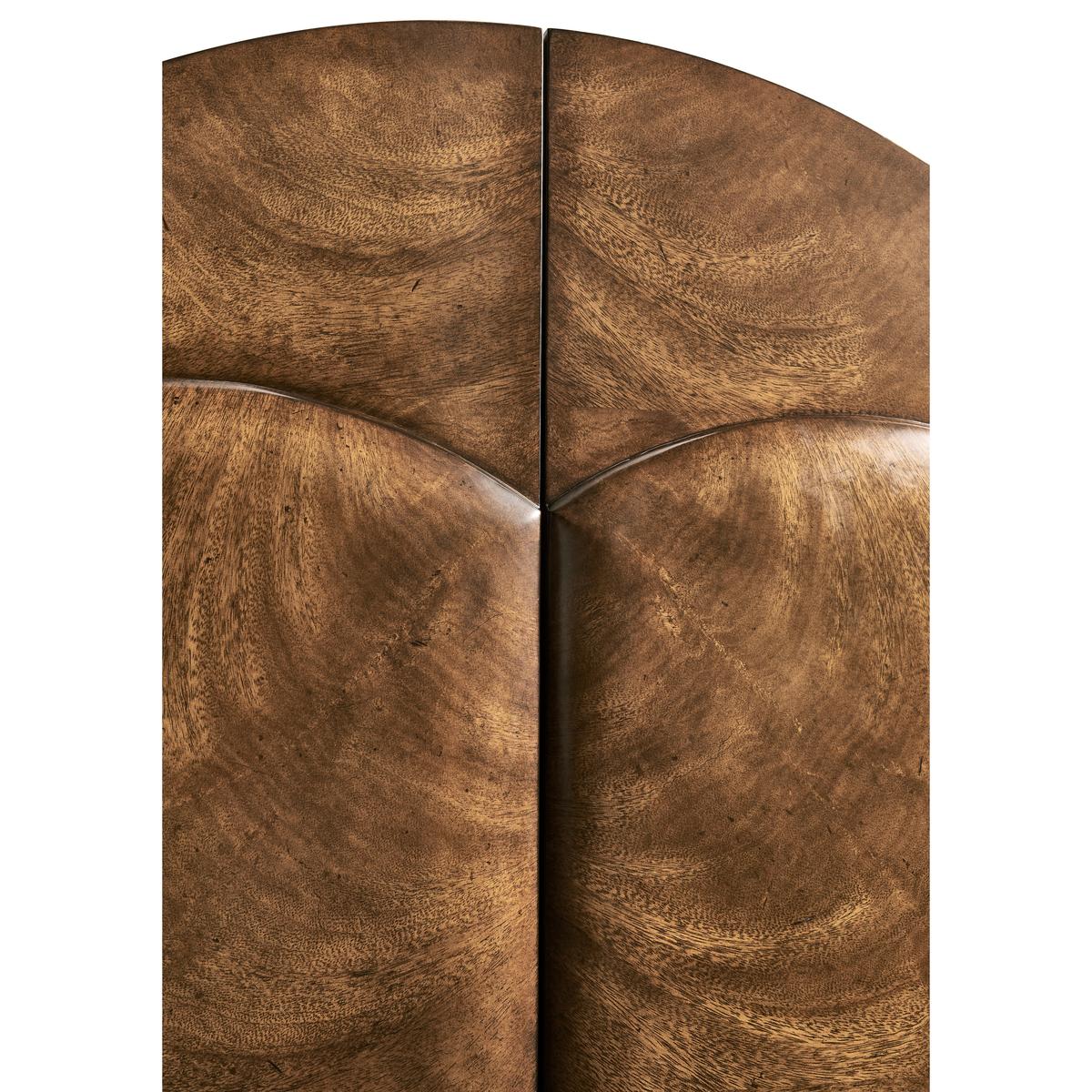 Jacques Bar Armoire in Natural Cerejeira Finish with Stone Top | Jonathan Charles