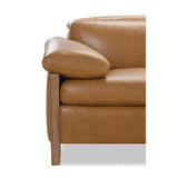 Jericho Five-Piece Sectional - Dallas Toffee Leather | Hooker Furniture - sold by Home Elegance USA