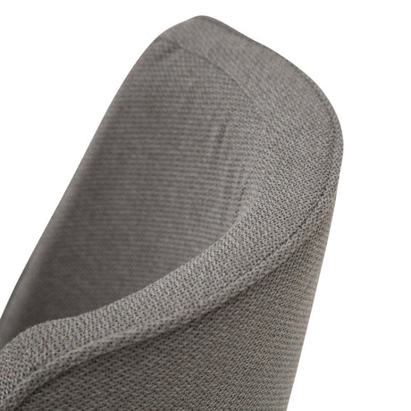 Brooklyn Walk Side Chairs (Set of 2) Gray Woven Fabric – AICO