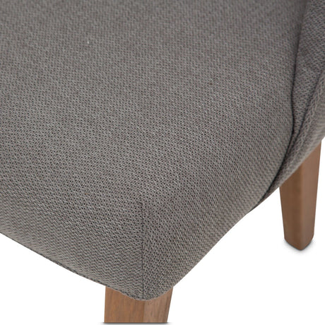 Brooklyn Walk Side Chairs (Set of 2) Gray Woven Fabric – AICO
