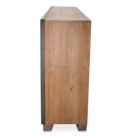 Brooklyn Walk Sideboard In Burnt Umber - Ki-Brkw007-408 - Aico Furniture