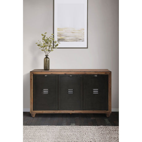 Brooklyn Walk Sideboard In Burnt Umber - Ki-Brkw007-408 - Aico Furniture