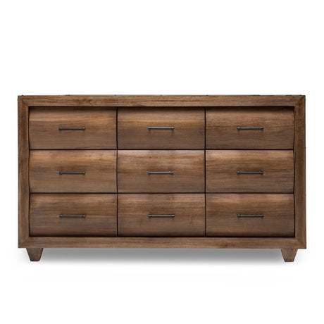 Brooklyn Walk 9-Drawer Storage Dresser in Burnt Umber with Cedar Lined Drawer – AICO