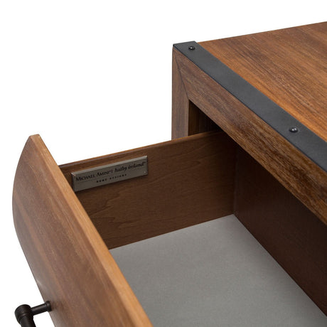 Brooklyn Walk Dresser With Mirror In Burnt Umber - Ki-Brkw050-060-408 - Aico Furniture