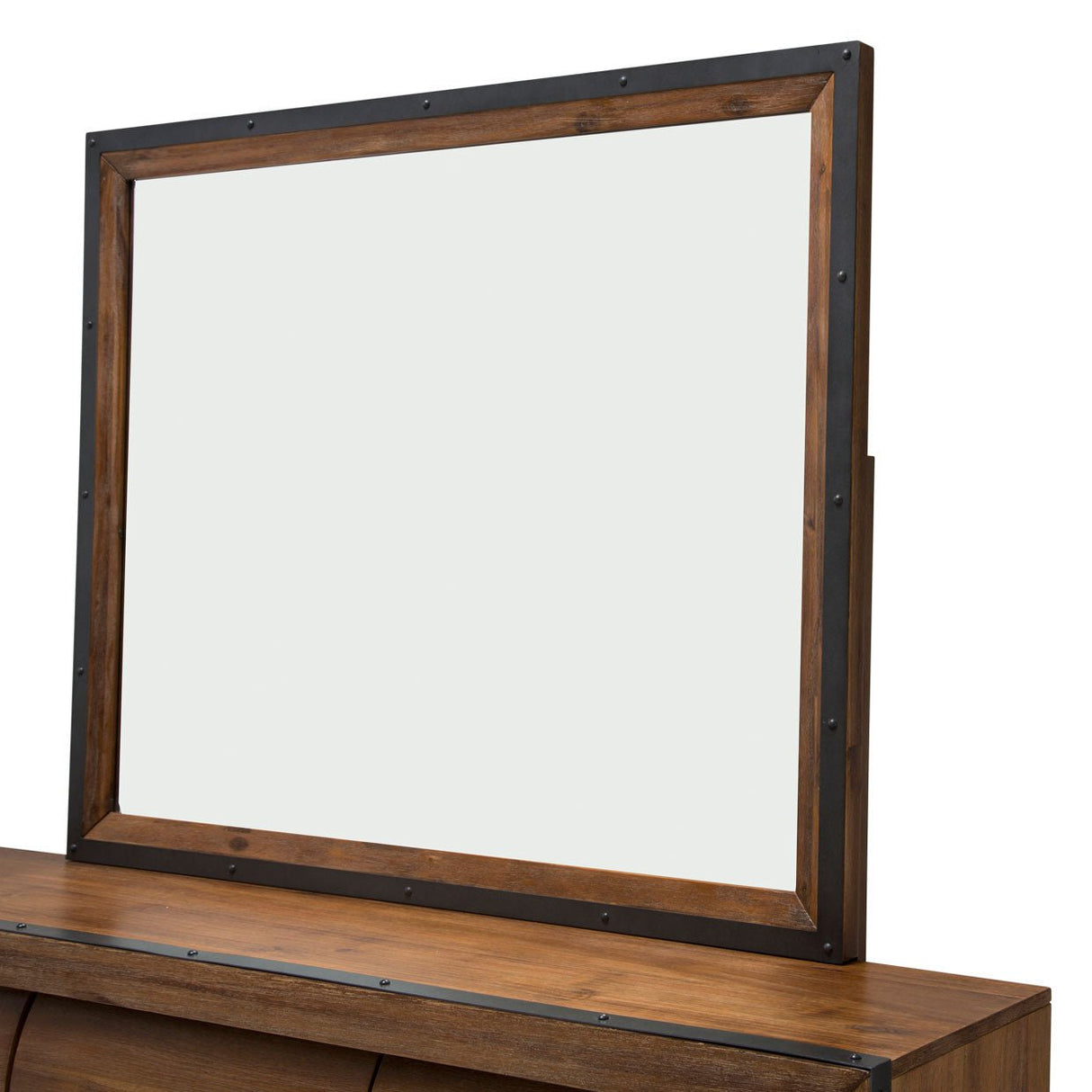 Brooklyn Walk Dresser With Mirror In Burnt Umber - Ki - Brkw050 - 060 - 408 | Aico - KI - BRKW050 - 060 - 408 - Home Elegance USA - 6