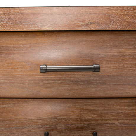 Brooklyn Walk 6 Drawer Chest in Burnt Umber Wood with Cedar Lining – Aico Furniture
