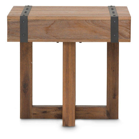 Brooklyn Walk End Table In Burnt Umber - Ki-Brkw202-408 - Aico Furniture
