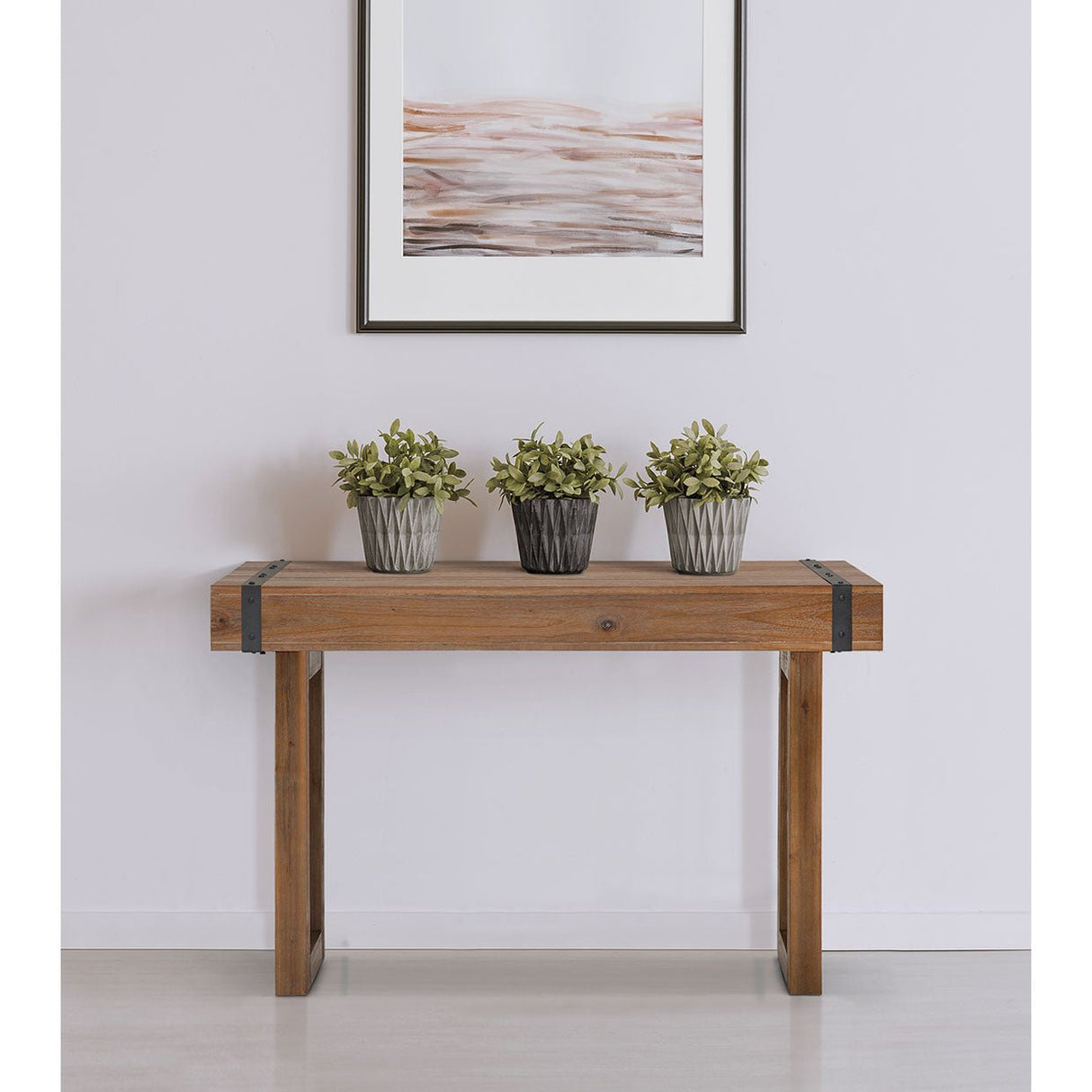 Brooklyn Walk Console Table In Burnt Umber - Ki - Brkw223 - 408 | Aico - KI - BRKW223 - 408 - Home Elegance USA - 6