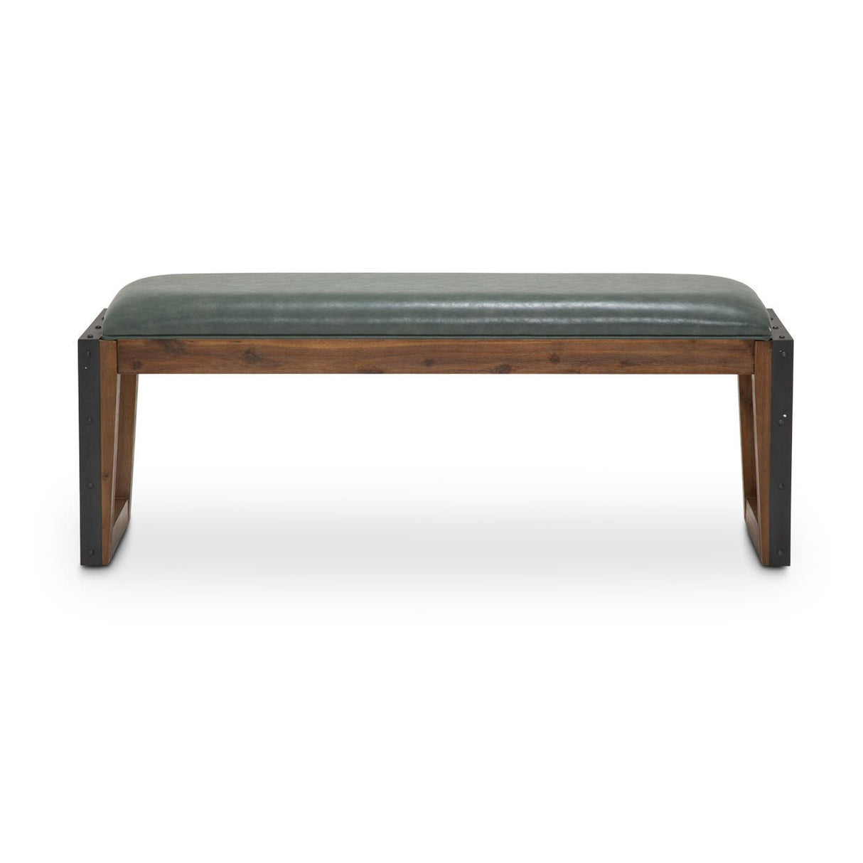 Brooklyn Walk Dining Bench In Burnt Umber - Ki - Brkw900 - 408 | Aico - KI - BRKW900 - 408 - Home Elegance USA - 2