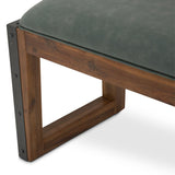 Brooklyn Walk Dining Bench In Burnt Umber - Ki - Brkw900 - 408 | Aico - KI - BRKW900 - 408 - Home Elegance USA - 5