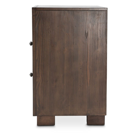 Carrollton Nightstand, 2 Drawers In Rustic Ranch - Ki - Crln042 - 407N | Aico | Home Elegance USA