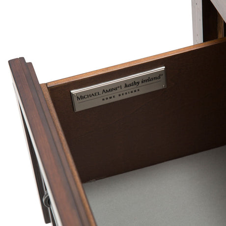 Carrollton Nightstand, 2 Drawers In Rustic Ranch - Ki - Crln042 - 407N | Aico | Home Elegance USA