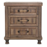 Crossings Nightstand 3 Drawer In Reclaimed Barn - Ki - Crsg042 - 217 | Aico - KI - CRSG042 - 217 - Home Elegance USA - 2