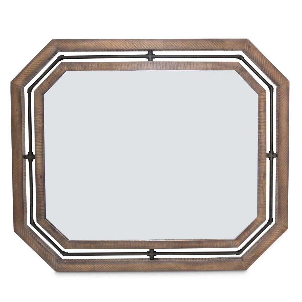 Crossings Wall Mirror In Reclaimed Barn - Ki - Crsg067 - 217 | Aico | Home Elegance USA