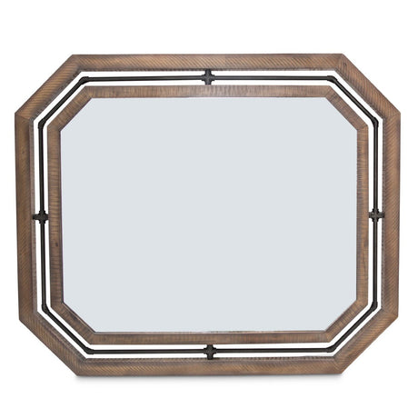 Crossings Wall Mirror In Reclaimed Barn - Ki - Crsg067 - 217 | Aico - KI - CRSG067 - 217 - Home Elegance USA - 2