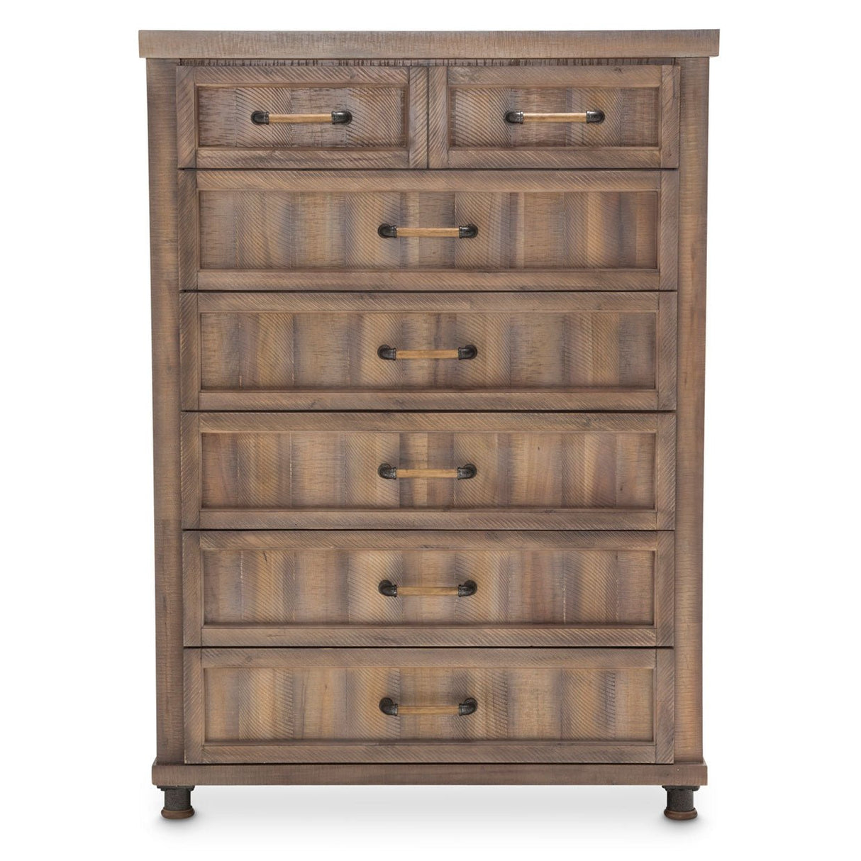 Crossings 6 Drawer Chest In Reclaimed Barn - Ki - Crsg070 - 217 | Aico - KI - CRSG070 - 217 - Home Elegance USA - 2