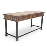 Crossings Writing Desk In Reclaimed Barn - Ki - Crsg277 - 217 | Aico - KI - CRSG277 - 217 - Home Elegance USA - 6