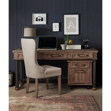 Crossings Writing Desk In Reclaimed Barn - Ki - Crsg277 - 217 | Aico - KI - CRSG277 - 217 - Home Elegance USA - 8