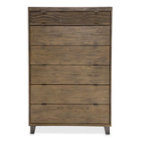 Del Mar Sound 6 Drawer Chest In Boardwalk - Ki - Delm070 - 215 | Aico - KI - DELM070 - 215 - Home Elegance USA - 2