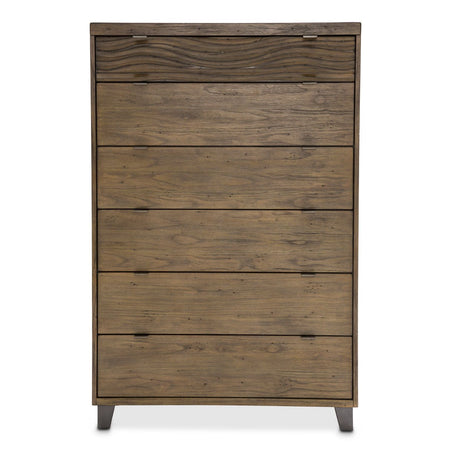 Del Mar Sound 6 Drawer Chest In Boardwalk - Ki - Delm070 - 215 | Aico - KI - DELM070 - 215 - Home Elegance USA - 2