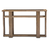 Del Mar Square Console Table In Boardwalk - Ki - Delm223 - 215 | Aico - KI - DELM223 - 215 - Home Elegance USA - 2