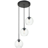 Baxter 3 - Light 18.1 - Inch Pendant | Elegant Lighting | Home Elegance USA