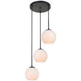 Baxter 3 - Light 18.1 - Inch Pendant | Elegant Lighting | Home Elegance USA