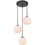 Baxter 3 - Light 18.1 - Inch Pendant | Elegant Lighting | Home Elegance USA