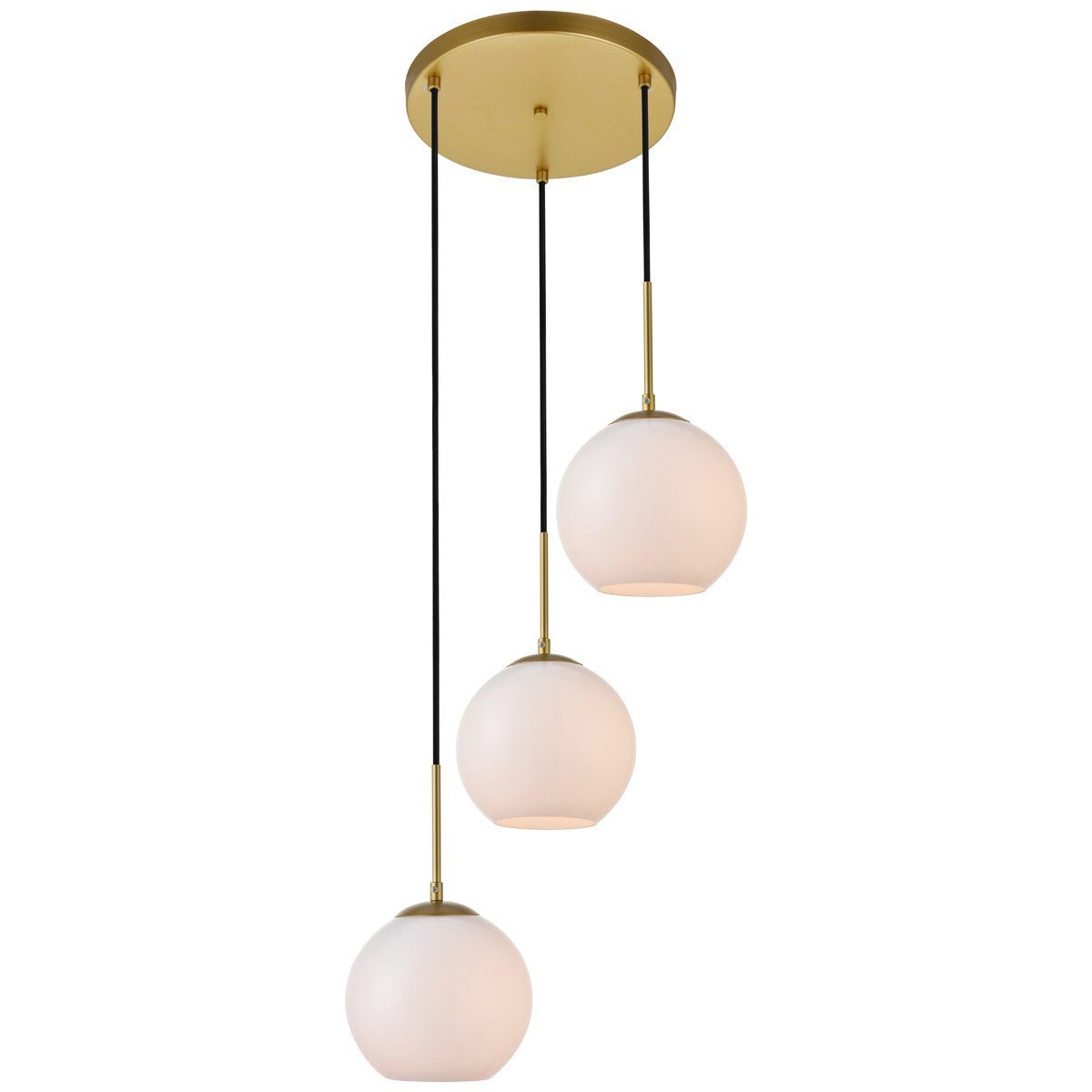 Baxter 3 - Light 18.1 - Inch Pendant | Elegant Lighting | Home Elegance USA