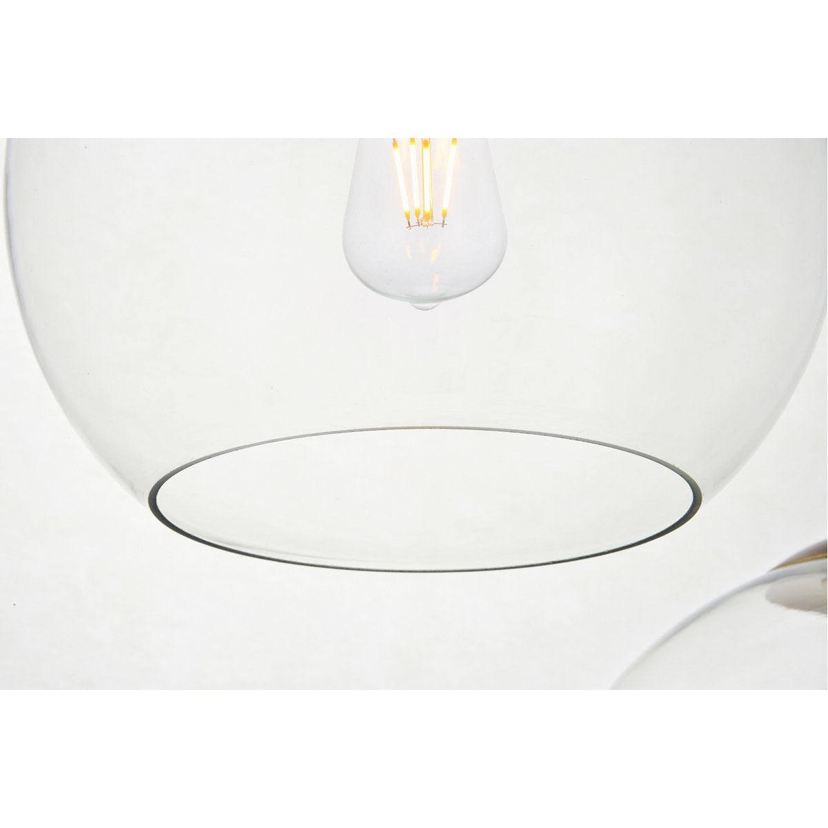 Baxter 3 - Light 20.1 - Inch Pendant | Elegant Lighting | Home Elegance USA