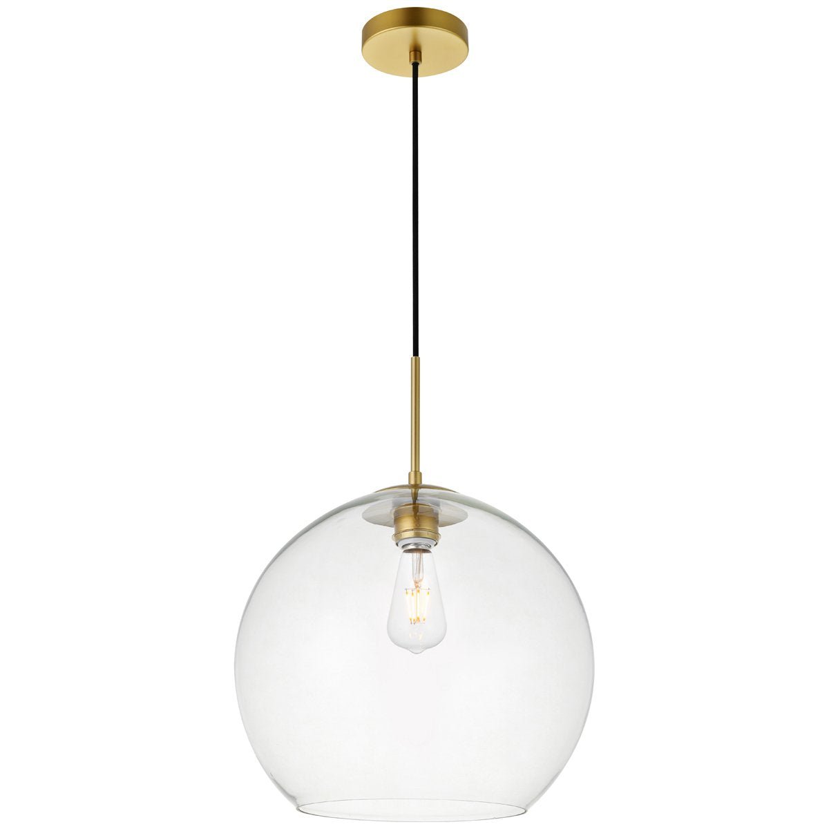 Baxter 1 - Light 13.8 - Inch Pendant | Elegant Lighting | Home Elegance USA