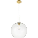 Baxter 1 - Light 13.8 - Inch Pendant | Elegant Lighting | Home Elegance USA