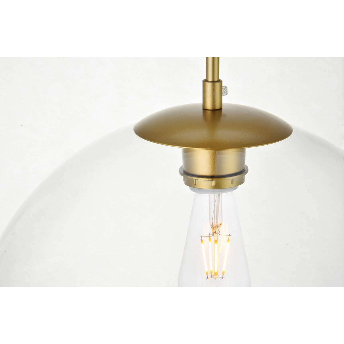 Baxter 1 - Light 13.8 - Inch Pendant | Elegant Lighting | Home Elegance USA