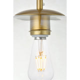 Baxter 1 - Light 13.8 - Inch Pendant | Elegant Lighting | Home Elegance USA