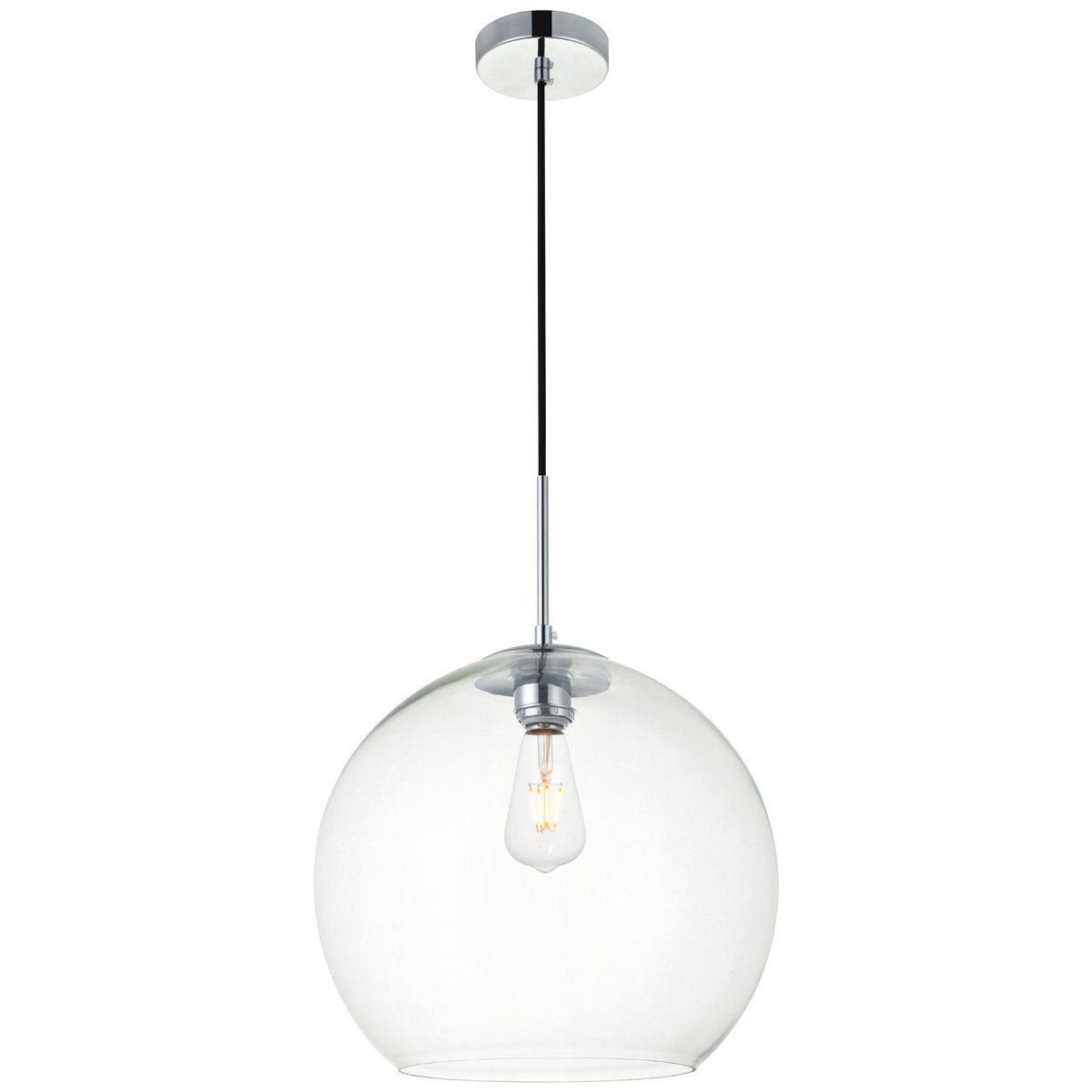 Baxter 1 - Light 13.8 - Inch Pendant | Elegant Lighting | Home Elegance USA