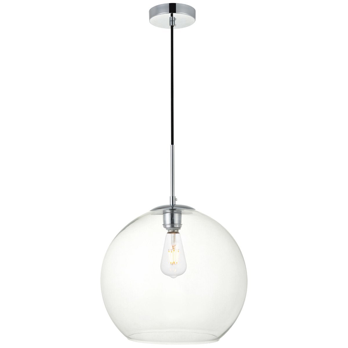 Baxter 1 - Light 13.8 - Inch Pendant | Elegant Lighting | Home Elegance USA