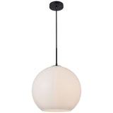 Baxter 1 - Light 13.8 - Inch Pendant | Elegant Lighting | Home Elegance USA