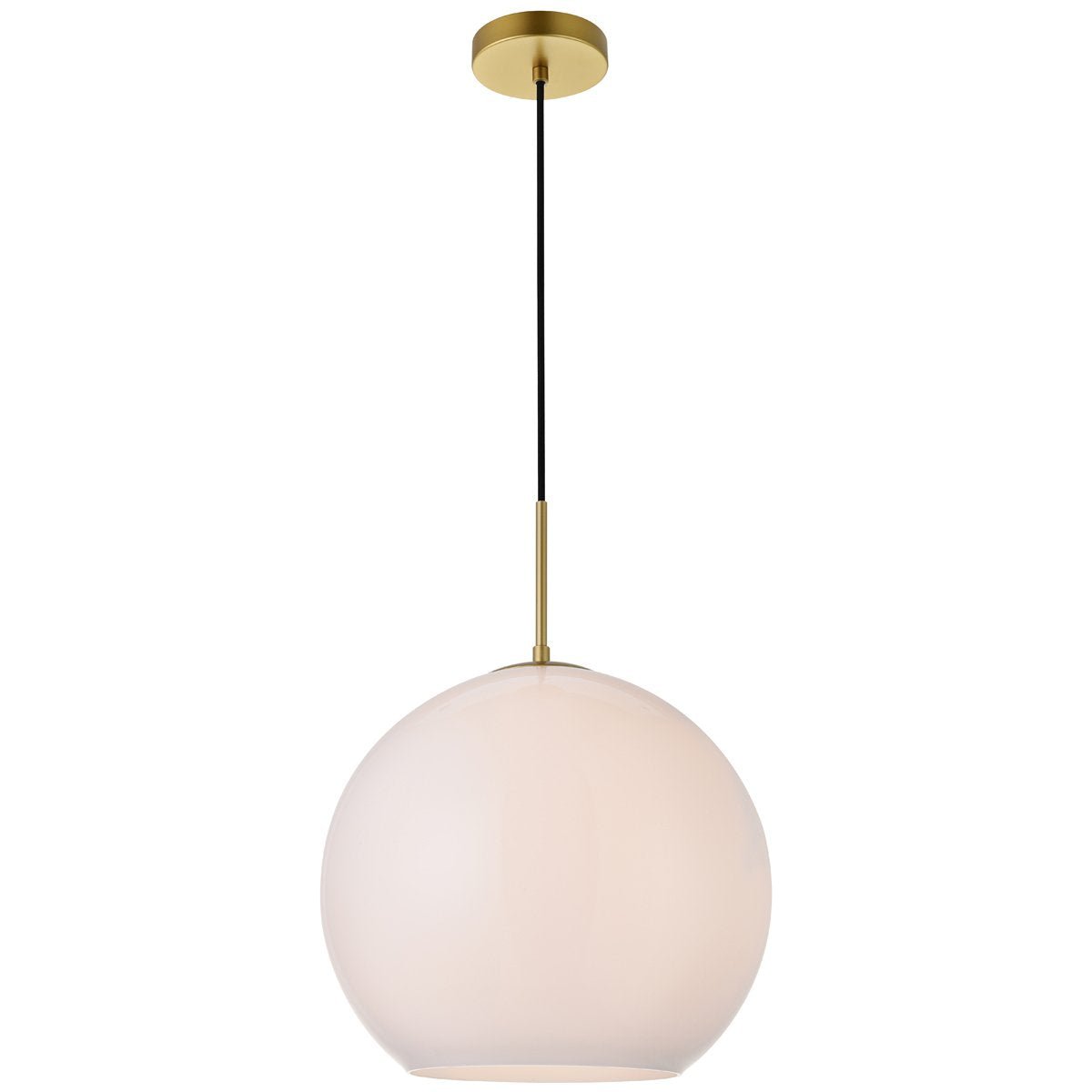 Baxter 1 - Light 13.8 - Inch Pendant | Elegant Lighting | Home Elegance USA