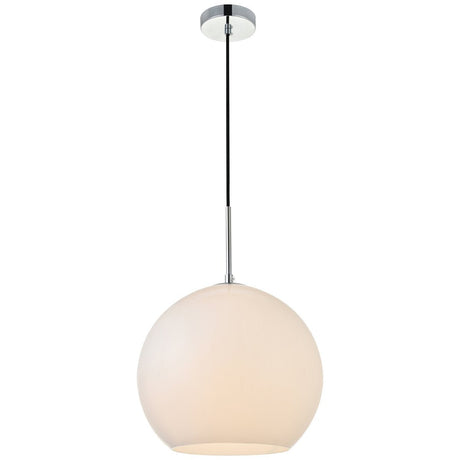 Baxter 1 - Light 11.8 - Inch Pendant With Clear Glass | Elegant Lighting - ELL - LD2225C - Home Elegance USA - 31